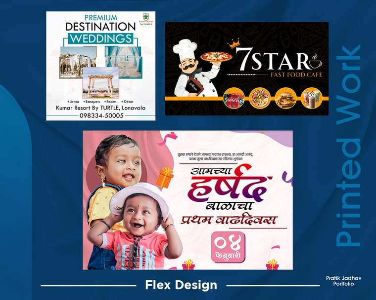 Resort and cafe advertisement